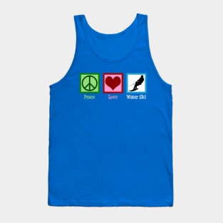 Peace Love Water Ski Tank Top